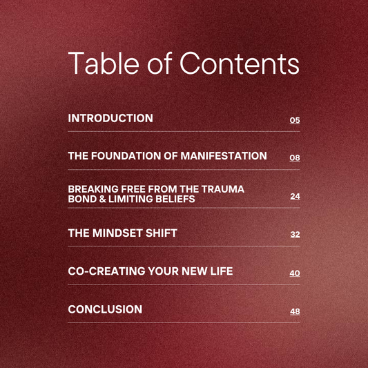 Manifesting & Co-Creating Life After Narcissistic Abuse E-BOOK